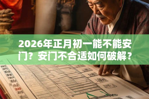 2026年正月初一能不能安门？安门不合适如何破解？