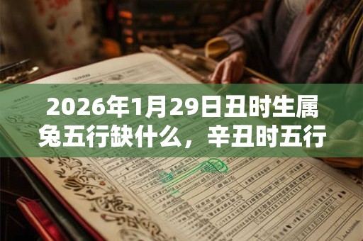 2026年1月29日丑时生属兔五行缺什么，辛丑时五行缺什么