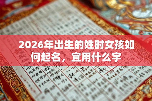 2026年出生的姓时女孩如何起名,宜用什么字 2026年出生的姓时女孩如何起名,宜用什么字