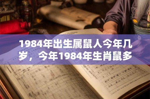 1984年出生属鼠人今年几岁，今年1984年生肖鼠多大