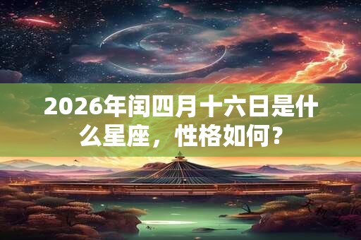 2026年闰四月十六日是什么星座,性格如何? 2026年闰四月十六日是什么星座,性格如何?