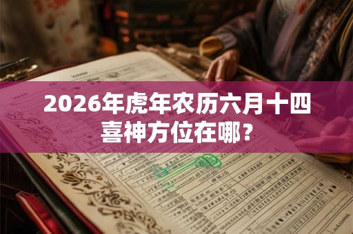 2026年虎年农历六月十四喜神方位在哪? 2026年虎年农历六月十四喜神方位在哪?