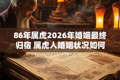 86年属虎2026年婚姻最终归宿 属虎人婚姻状况如何