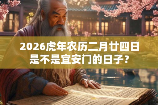 2026虎年农历二月廿四日是不是宜安门的日子？