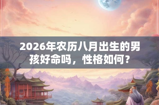 2026年农历八月出生的男孩好命吗,性格如何? 2026年农历八月出生的男孩好命吗,性格如何?