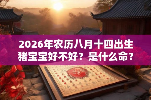 2026年农历八月十四出生猪宝宝好不好?是什么命? 2026年农历八月十四出生猪宝宝好不好?是什么命?