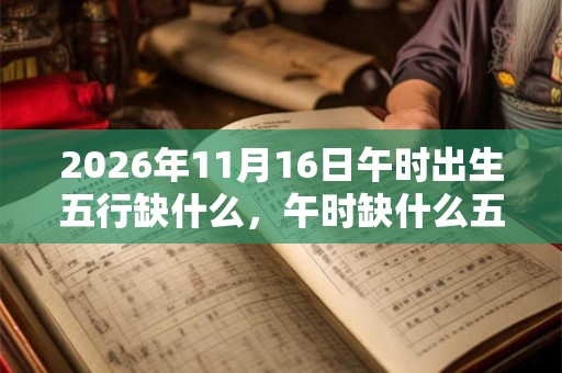 2026年11月16日午时出生五行缺什么,午时缺什么五行 2026年11月16日午时出生五行缺什么,午时缺什么五行