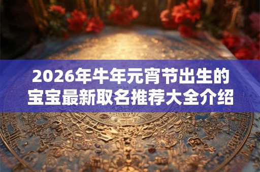 2026年牛年元宵节出生的宝宝最新取名推荐大全介绍 2026年牛年元宵节出生的宝宝最新取名推荐大全介绍