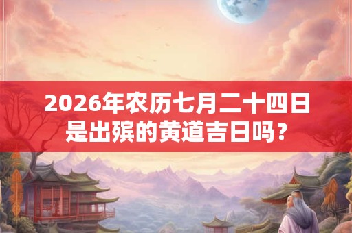 2026年农历七月二十四日是出殡的黄道吉日吗？
