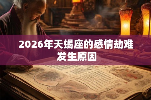 2026年天蝎座的感情劫难 发生原因