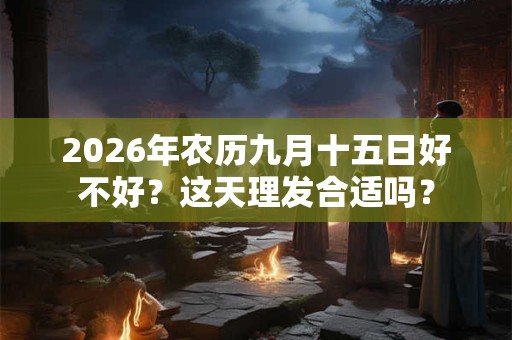 2026年农历九月十五日好不好？这天理发合适吗？