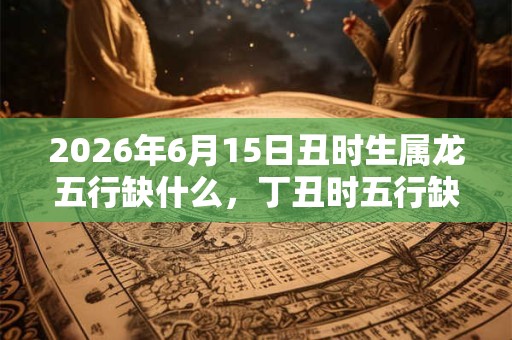 2026年6月15日丑时生属龙五行缺什么，丁丑时五行缺什么