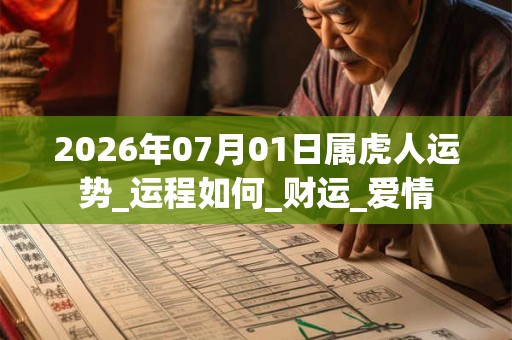 2026年07月01日属虎人运势_运程如何_财运_爱情