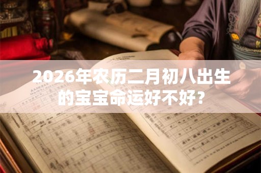 2026年农历二月初八出生的宝宝命运好不好? 2026年农历二月初八出生的宝宝命运好不好?