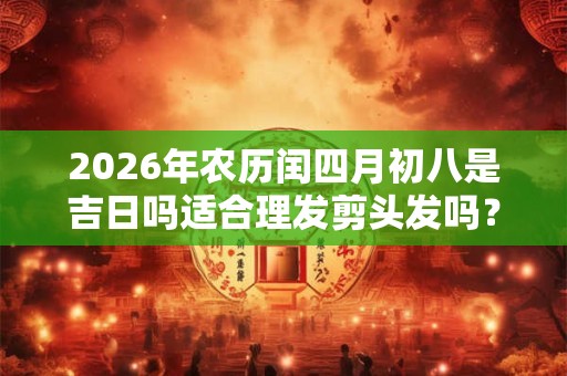 2026年农历闰四月初八是吉日吗适合理发剪头发吗？
