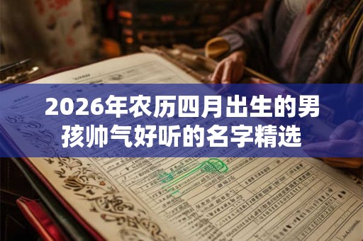 2026年农历四月出生的男孩帅气好听的名字精选 2026年农历四月出生的男孩帅气好听的名字精选