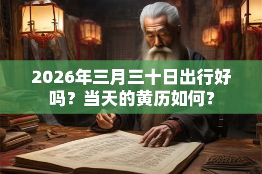 2026年三月三十日出行好吗?当天的黄历如何? 2026年三月三十日出行好吗?当天的黄历如何?