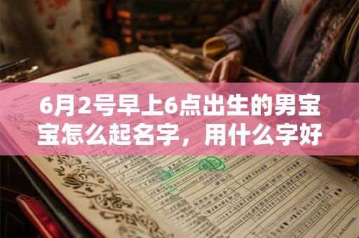 6月2号早上6点出生的男宝宝怎么起名字,用什么字好 6月2号早上6点出生的男宝宝怎么起名字,用什么字好