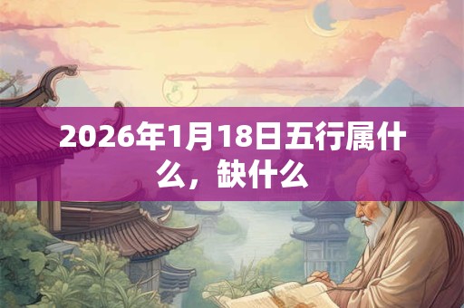 2026年1月18日五行属什么，缺什么