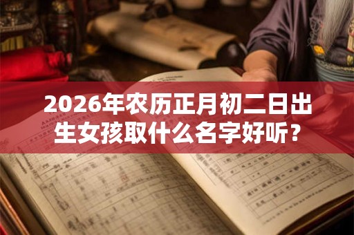 2026年农历正月初二日出生女孩取什么名字好听？