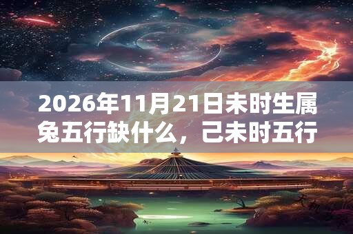 2026年11月21日未时生属兔五行缺什么，己未时五行缺什么