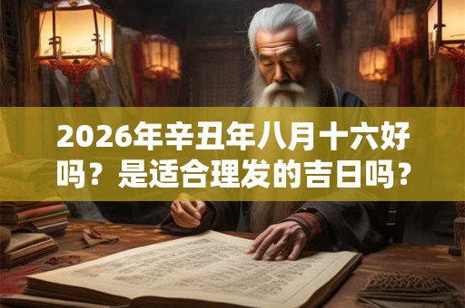 2026年辛丑年八月十六好吗？是适合理发的吉日吗？