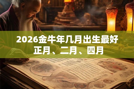 2026金牛年几月出生最好 正月、二月、四月 2026金牛年几月出生最好 正月、二月、四月