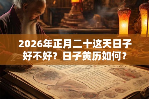 2026年正月二十这天日子好不好？日子黄历如何？