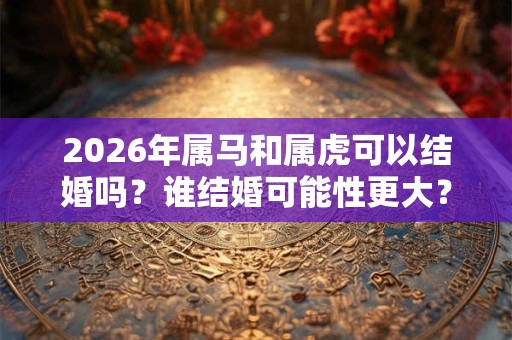 2026年属马和属虎可以结婚吗？谁结婚可能性更大？