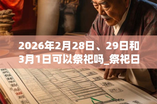 2026年2月28日、29日和3月1日可以祭祀吗_祭祀日子好吗