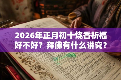 2026年正月初十烧香祈福好不好？拜佛有什么讲究？