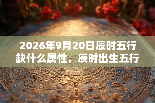 2026年9月20日辰时五行缺什么属性，辰时出生五行缺什么