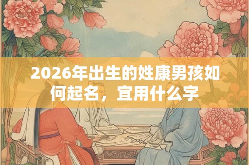 2026年出生的姓康男孩如何起名,宜用什么字 2026年出生的姓康男孩如何起名,宜用什么字