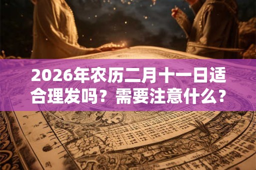2026年农历二月十一日适合理发吗？需要注意什么？