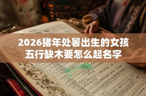 2026猪年处暑出生的女孩五行缺木要怎么起名字