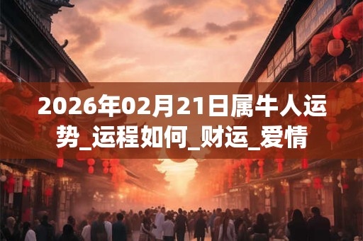 2026年02月21日属牛人运势_运程如何_财运_爱情 2026年02月21日属牛人运势_运程如何_财运_爱情