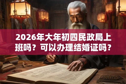 2026年大年初四民政局上班吗？可以办理结婚证吗？