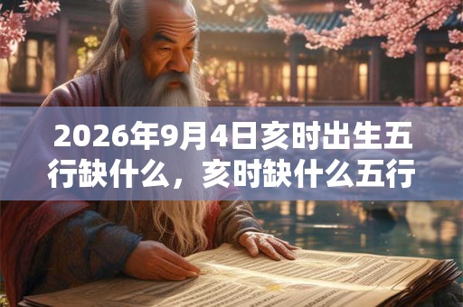 2026年9月4日亥时出生五行缺什么,亥时缺什么五行 2026年9月4日亥时出生五行缺什么,亥时缺什么五行