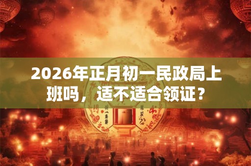 2026年正月初一民政局上班吗,适不适合领证? 2026年正月初一民政局上班吗,适不适合领证?