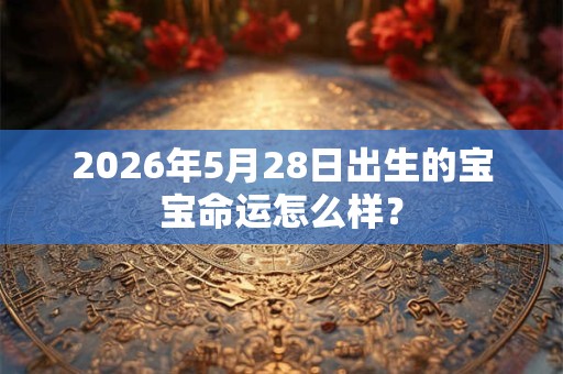 2026年5月28日出生的宝宝命运怎么样？