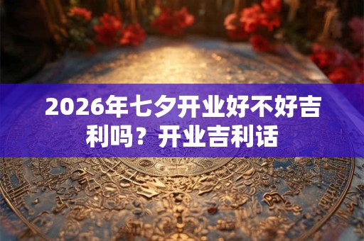 2026年七夕开业好不好吉利吗？开业吉利话