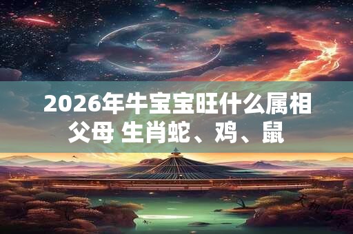 2026年牛宝宝旺什么属相父母 生肖蛇、鸡、鼠