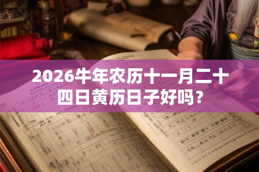 2026牛年农历十一月二十四日黄历日子好吗？