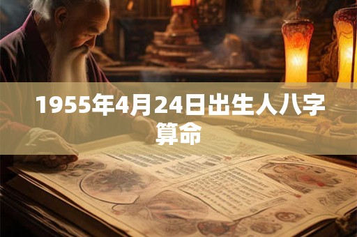 1955年4月24日出生人八字算命 1955年4月24日出生人八字算命