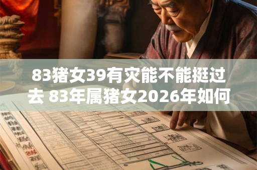 83猪女39有灾能不能挺过去 83年属猪女2026年如何破灾
