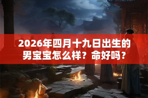 2026年四月十九日出生的男宝宝怎么样？命好吗？