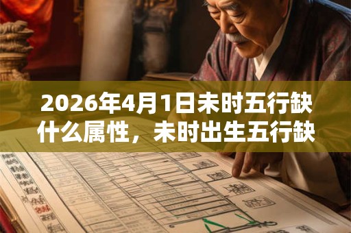 2026年4月1日未时五行缺什么属性，未时出生五行缺什么