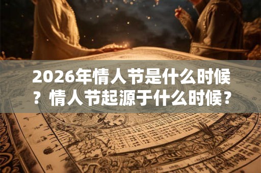 2026年情人节是什么时候？情人节起源于什么时候？
