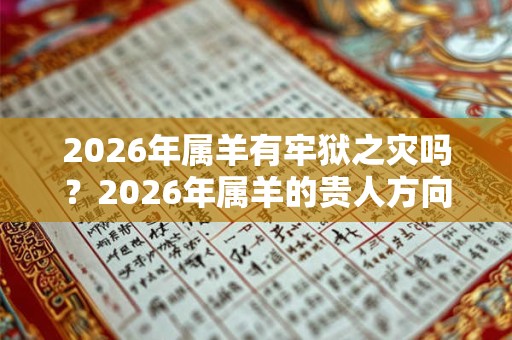 2026年属羊有牢狱之灾吗？2026年属羊的贵人方向