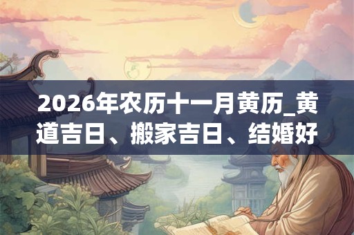 2026年农历十一月黄历_黄道吉日、搬家吉日、结婚好日子